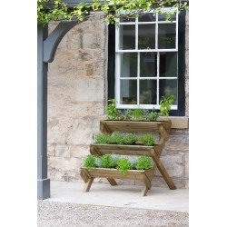 Stepped Planter Stand for Herbs, Flowers, Plants and Vegetables