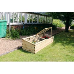 Large Wooden Sleeper Cold Frame