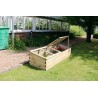 Large Wooden Sleeper Cold Frame