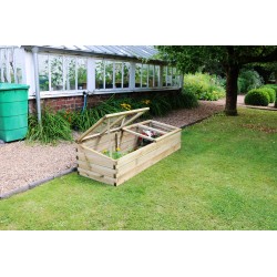 Large Wooden Sleeper Cold Frame