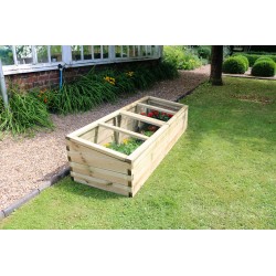 Large Wooden Sleeper Cold Frame