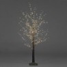 1.2m/4ft Black Micro Dot Christmas Tree with 500 warm white static leds