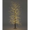 2.1m/7ft Black Micro Dot Christmas Tree with 1700 warm white static leds