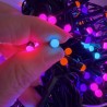 Christmas 360 Frosted Rainbow Berry Led Light - 9meters long Battery Operated with Timer