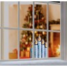 Christmas Candle Bridge Infinity Mirror 60cm - Multicoloured 3D Double Sided LED Light Effect