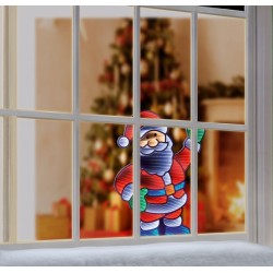 59cm Infinity Standing Light Up Santa Father Christmas Decoration