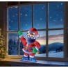 59cm Infinity Standing Light Up Santa Father Christmas Decoration