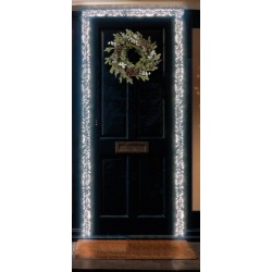 860 Cool White Door Garland Cluster Micro ultra bright LED Christmas Lights with Silver pin wire String