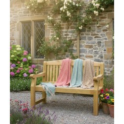 Elda Heavy Duty 2 seat Solid Wood 4ft Garden Bench