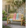 Elda Heavy Duty 2 seat Solid Wood 4ft Garden Bench