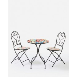 Flores 2 Seat Mosaic Bistro...