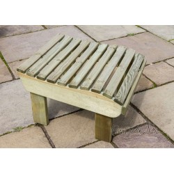 Solid wood Adirondack Footstool