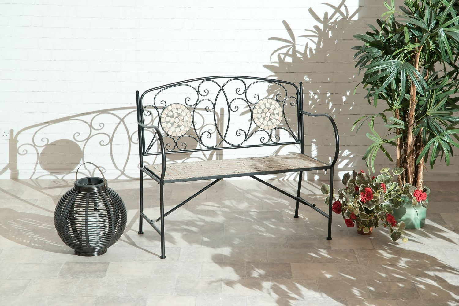 Milan Mosaic Bench