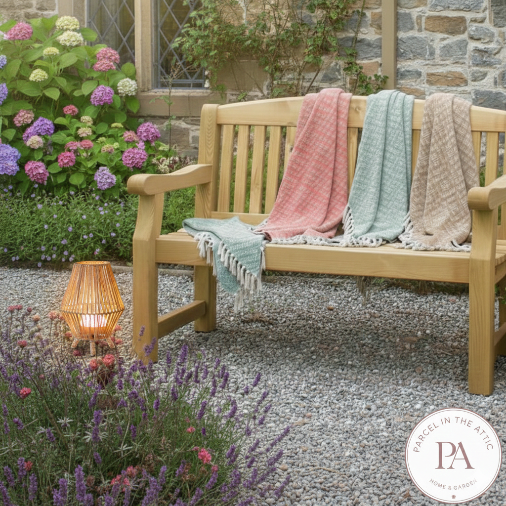 Pivoine Cotton Throw