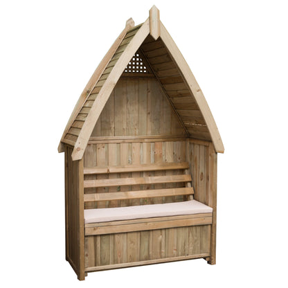Valencia garden Arbour with Storage Box