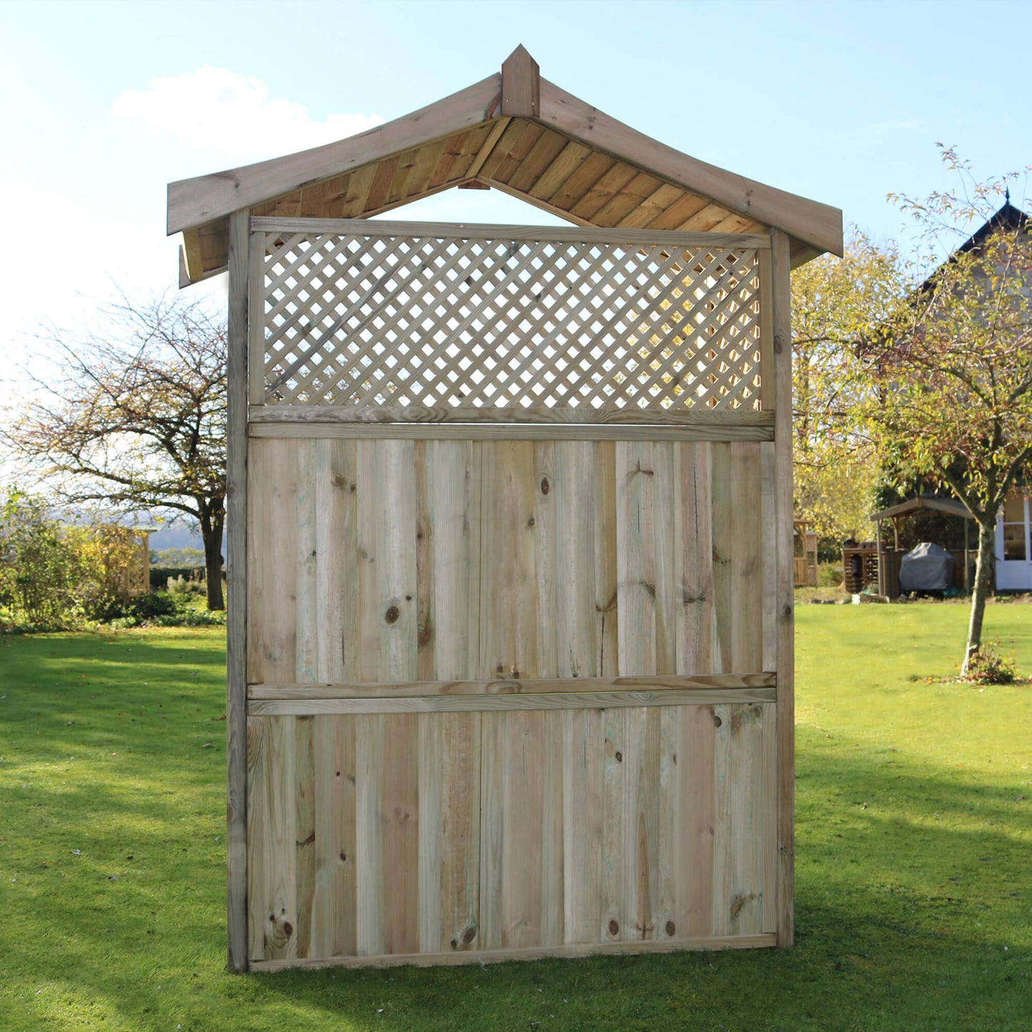 Barcelona Garden Arbour with Storage Box and Trellis