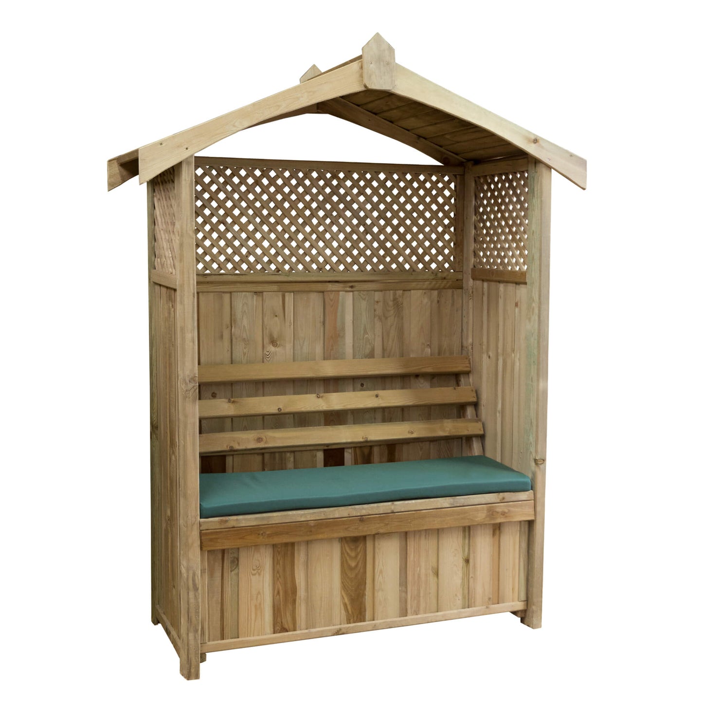 Barcelona Garden Arbour with Storage Box and Trellis