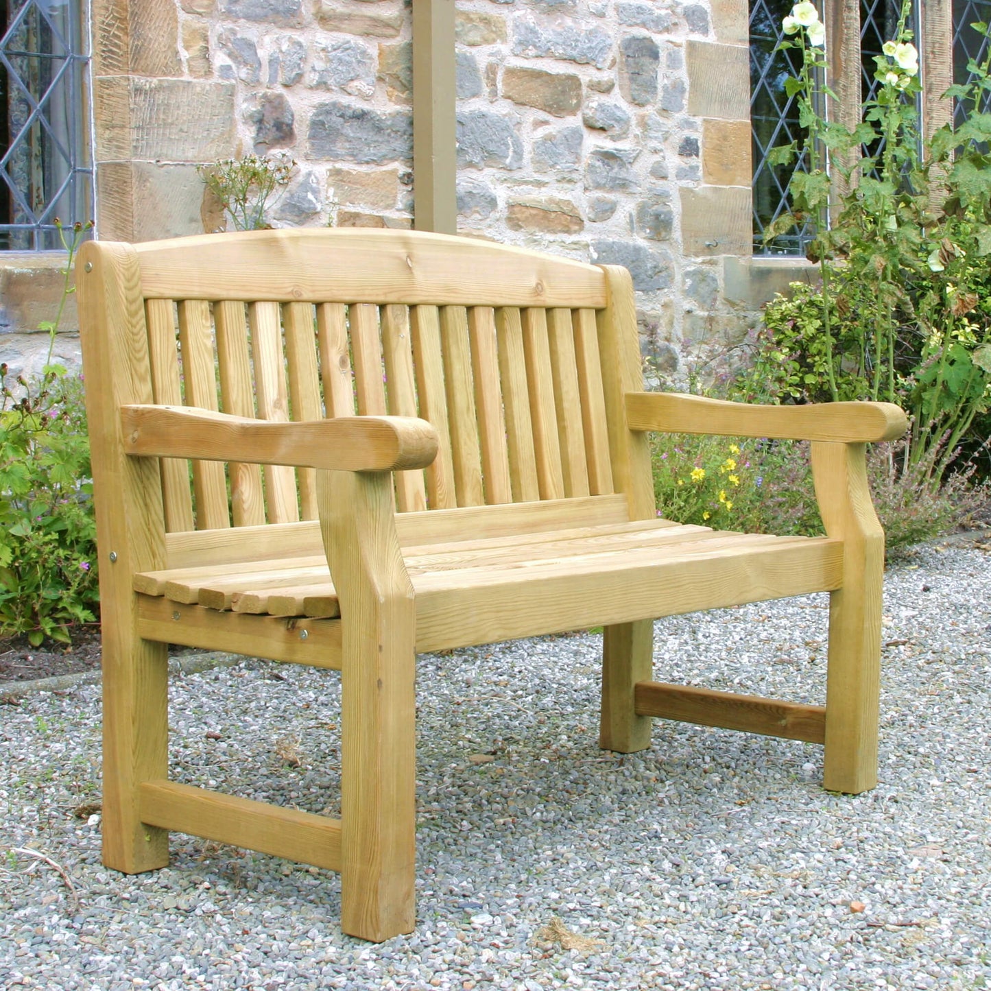 Elda Heavy Duty 2 Seater 4ft Garden Bench