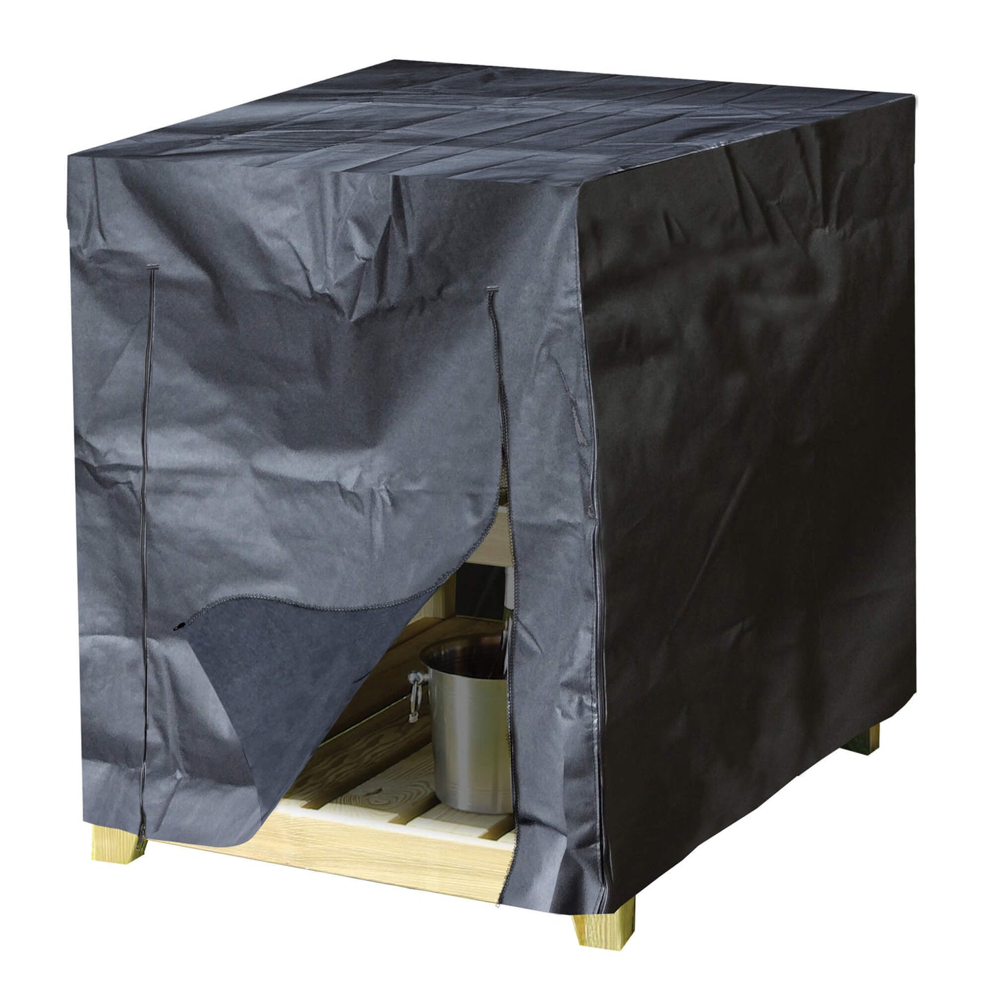 Garden Pizza Oven Wooden table with Fold up sides