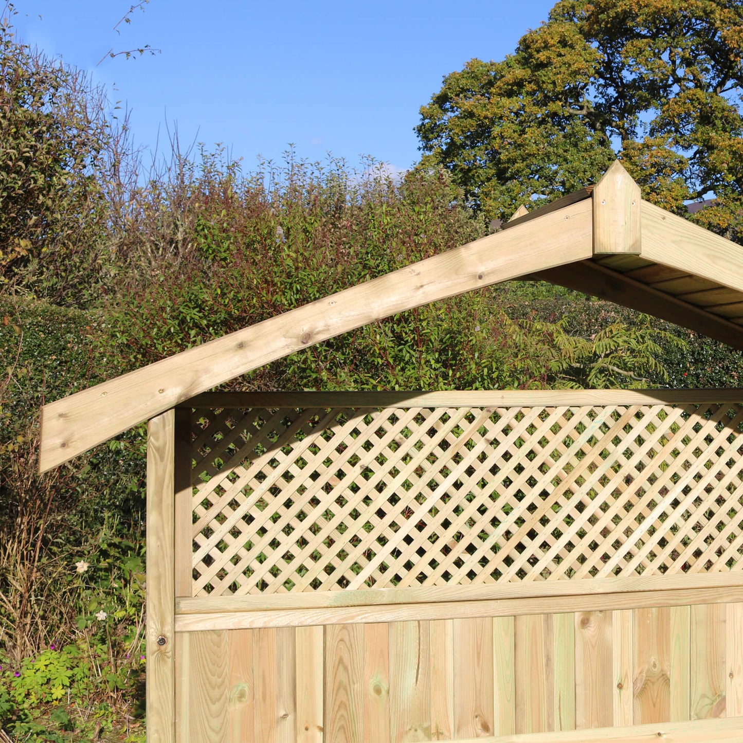 Madrid Garden Arbour with Storage Box and Trellis