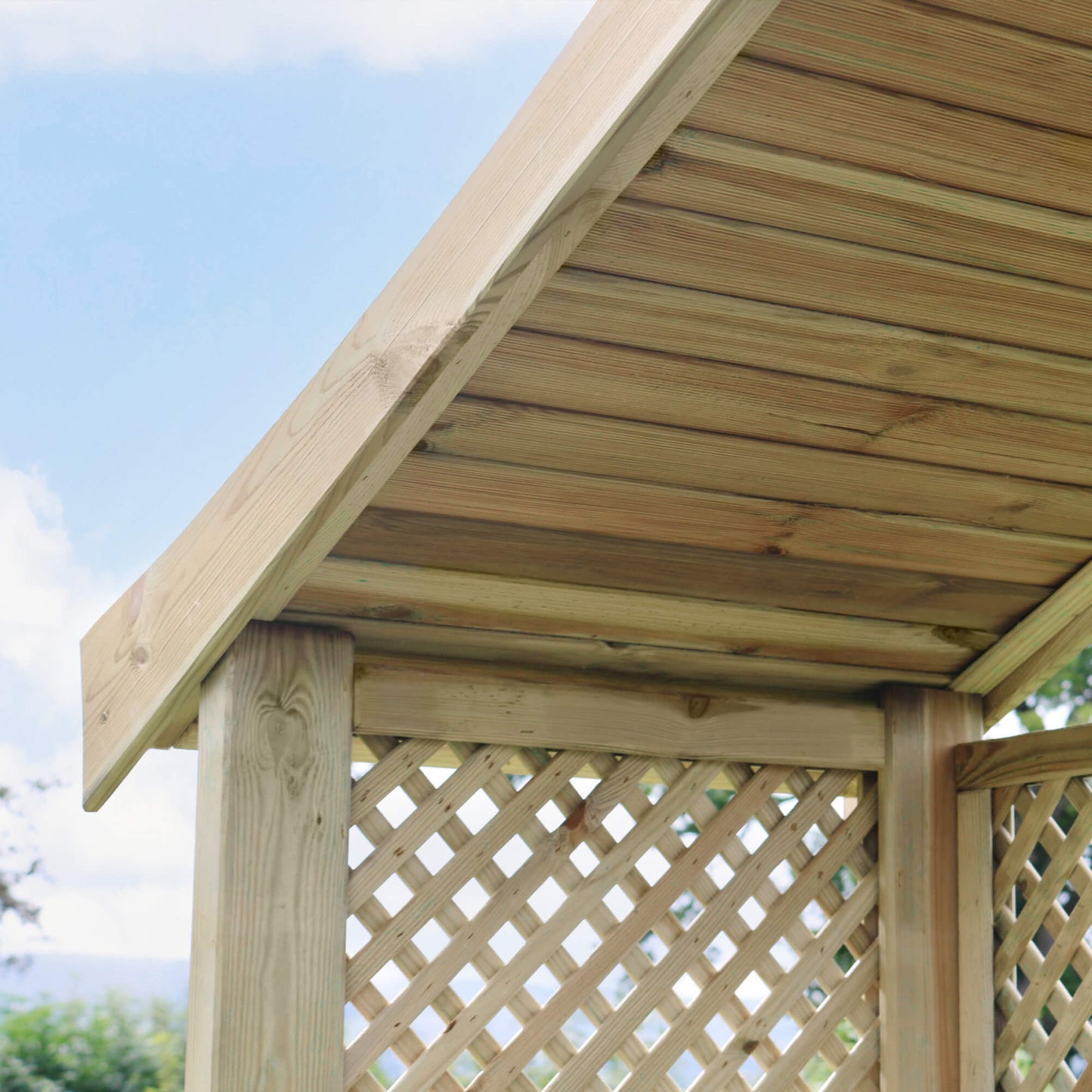 Madrid Garden Arbour with Storage Box and Trellis
