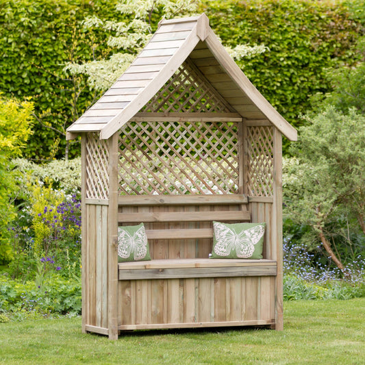 Jerez Arbour with Storage Box and Trellis