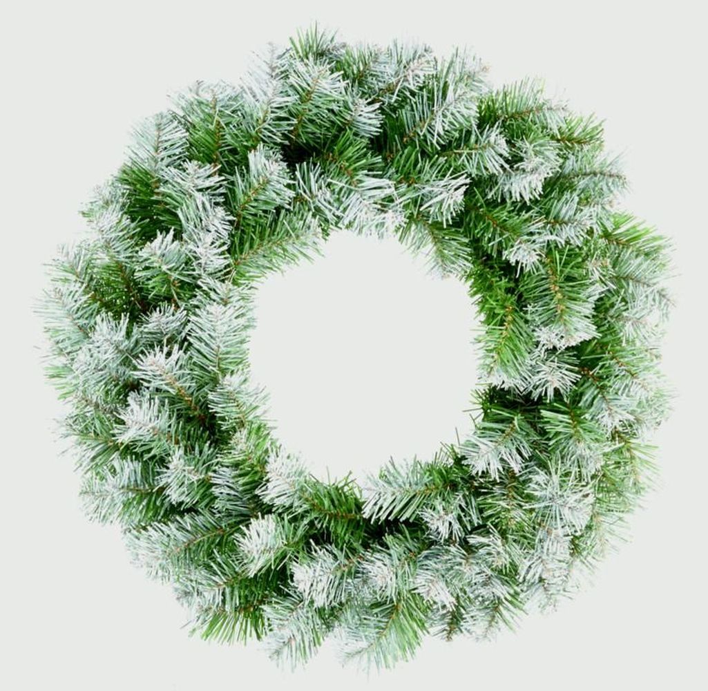 Christmas Wreath with Snow Tips (50cm)