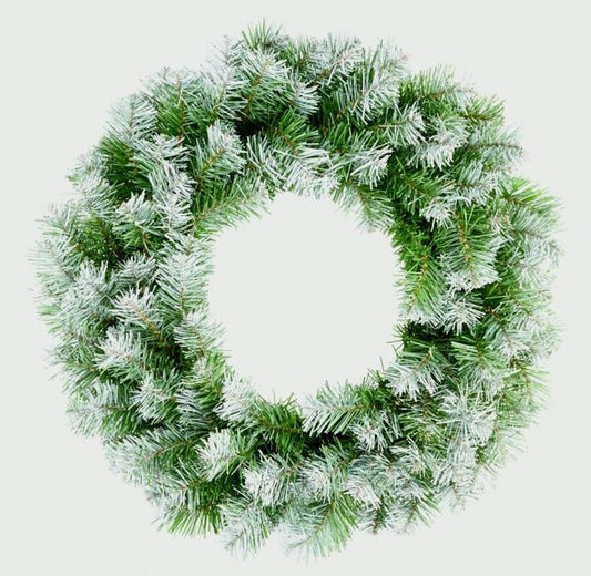 Christmas Wreath with Snow Tips (50cm)
