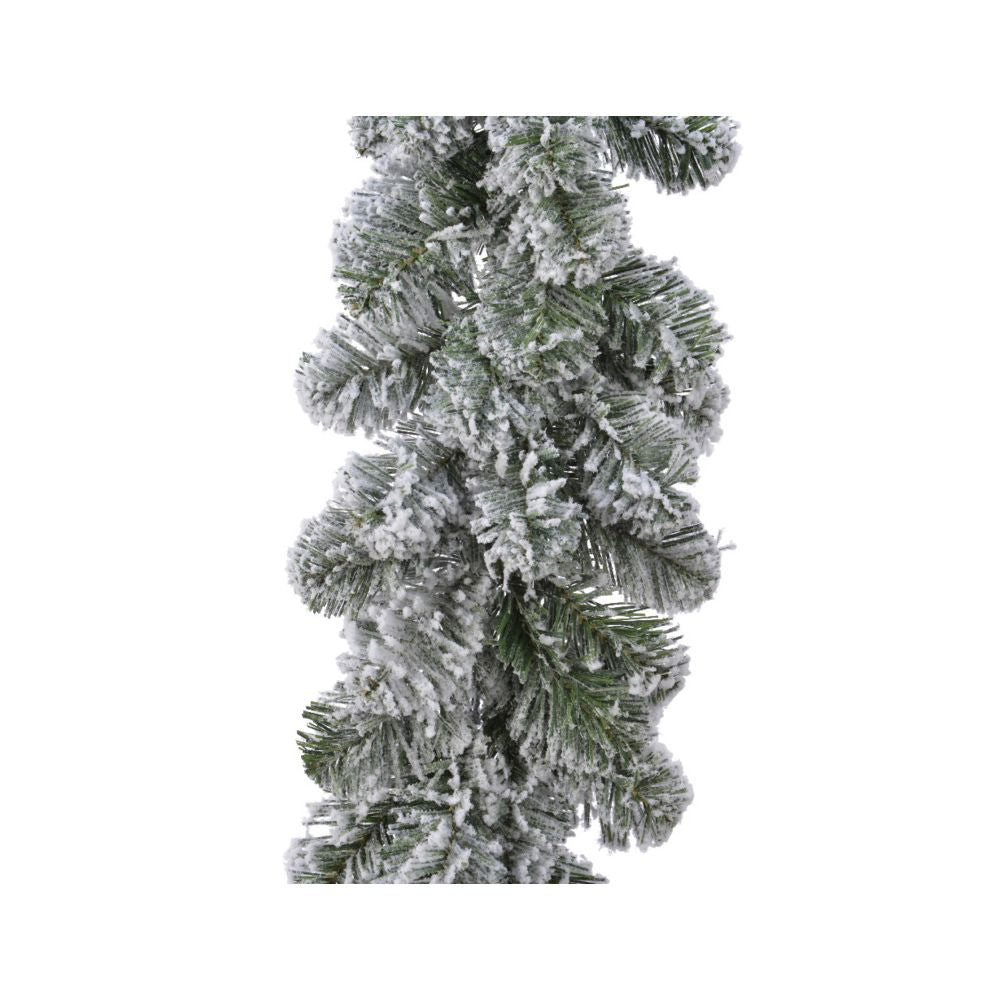 Snow Effect Christmas Garland Extra Long 2.70m & 30cm wide