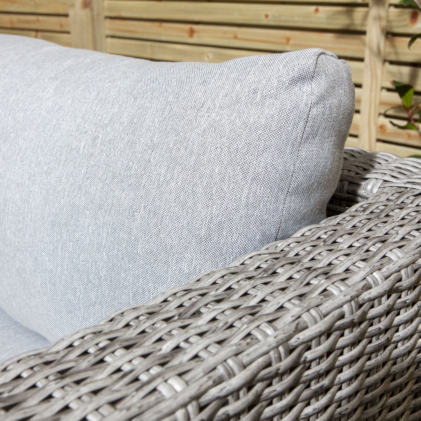 Parma 8 seater Lounge and Dining Set - Flat Rattan Effect Wicker Weave in Grey