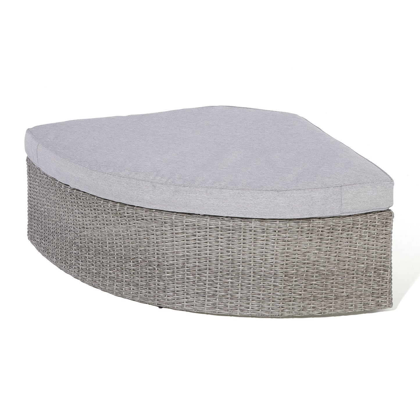 Parma 8 seater Lounge and Dining Set - Flat Rattan Effect Wicker Weave in Grey