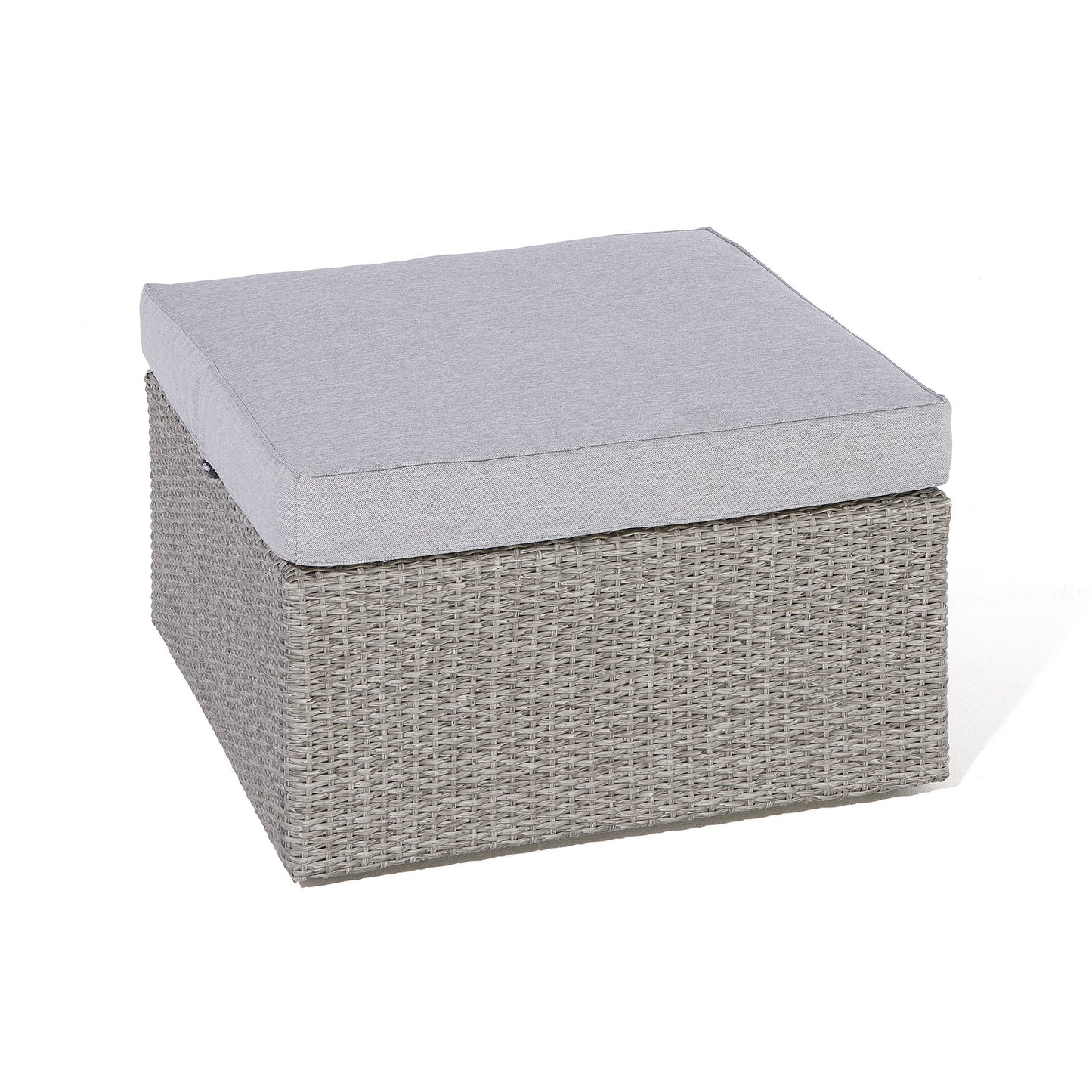 Parma 8 seater Lounge and Dining Set - Flat Rattan Effect Wicker Weave in Grey