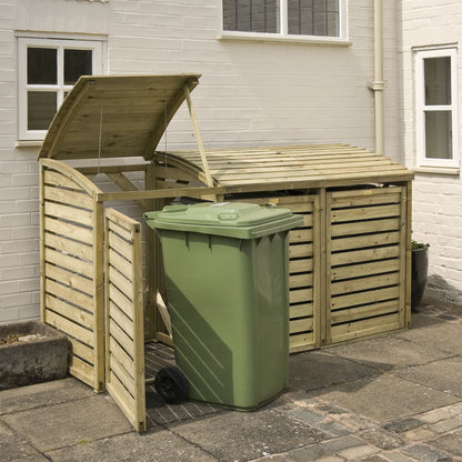 Triple Wheelie Bin Storage
