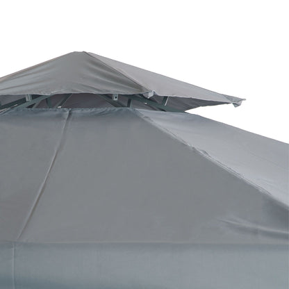 Arezzo Large Hexagonal Gazebo in Grey