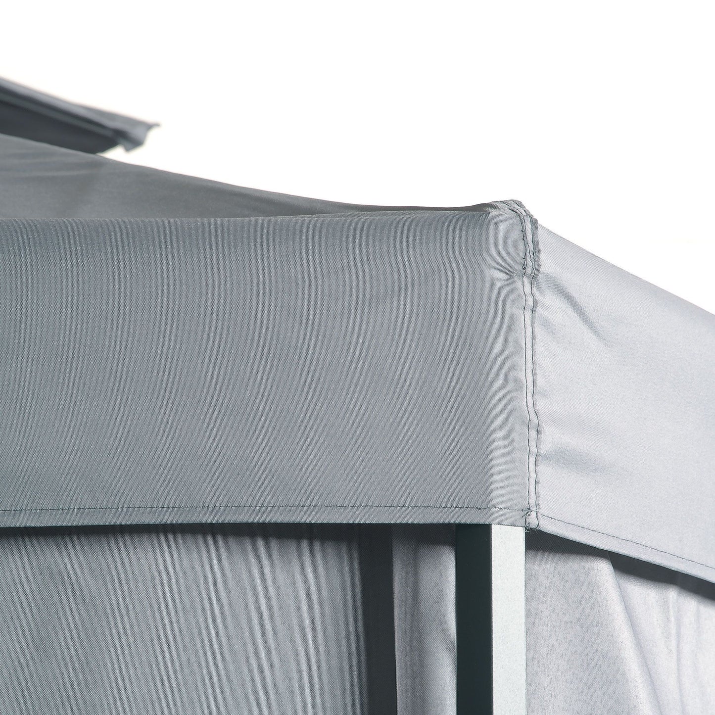 Arezzo Large Hexagonal Gazebo in Grey