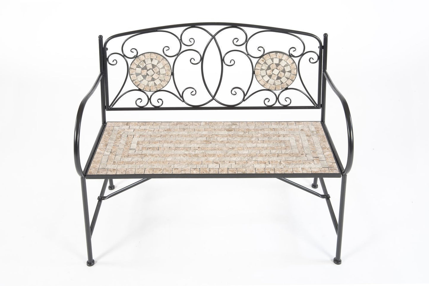 Milan 2 Seater Mosaic Garden Bench