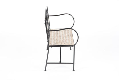 Milan 2 Seater Mosaic Garden Bench