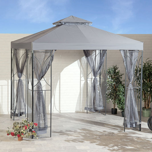 Contemporary Garden gazebo in Grey
