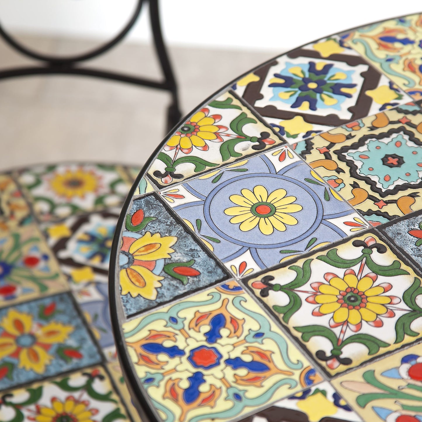 Majorelle 2 Seater Mosaic Bistro Set