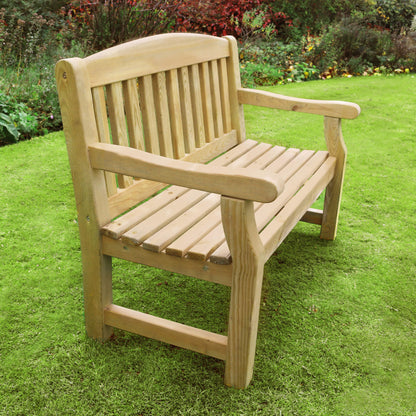 Elda Heavy Duty 2 Seater 4ft Garden Bench