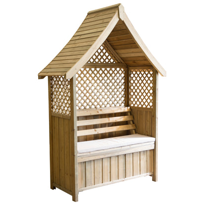 Jerez Arbour with Storage Box and Trellis