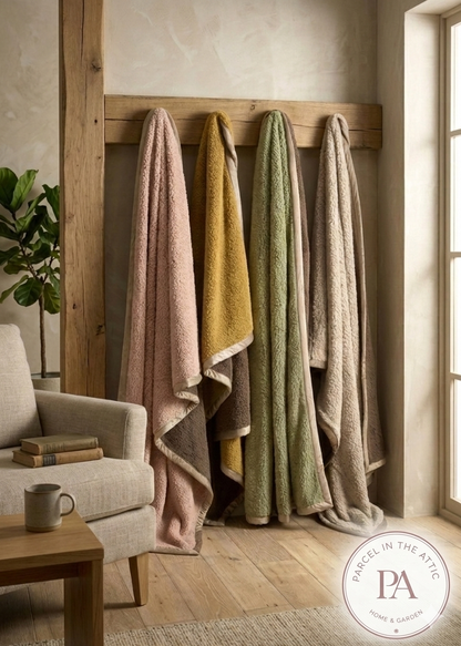 Anemone Cosy Sherpa Throw
