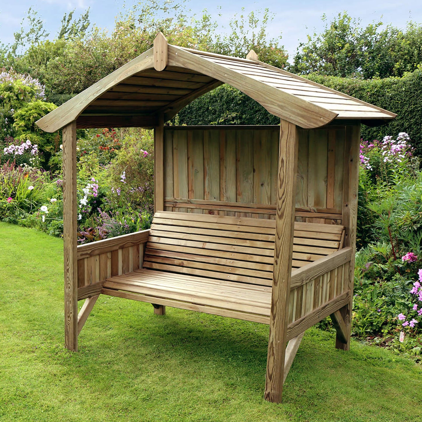 Pamplona Garden Large Arbour Seat Shelter