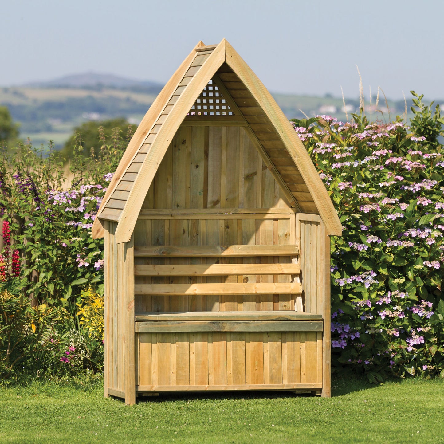 Valencia garden Arbour with Storage Box