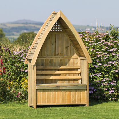 Valencia garden Arbour with Storage Box