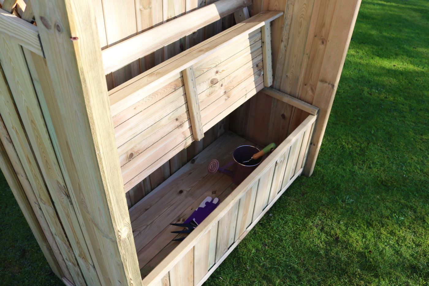 Valencia garden Arbour with Storage Box