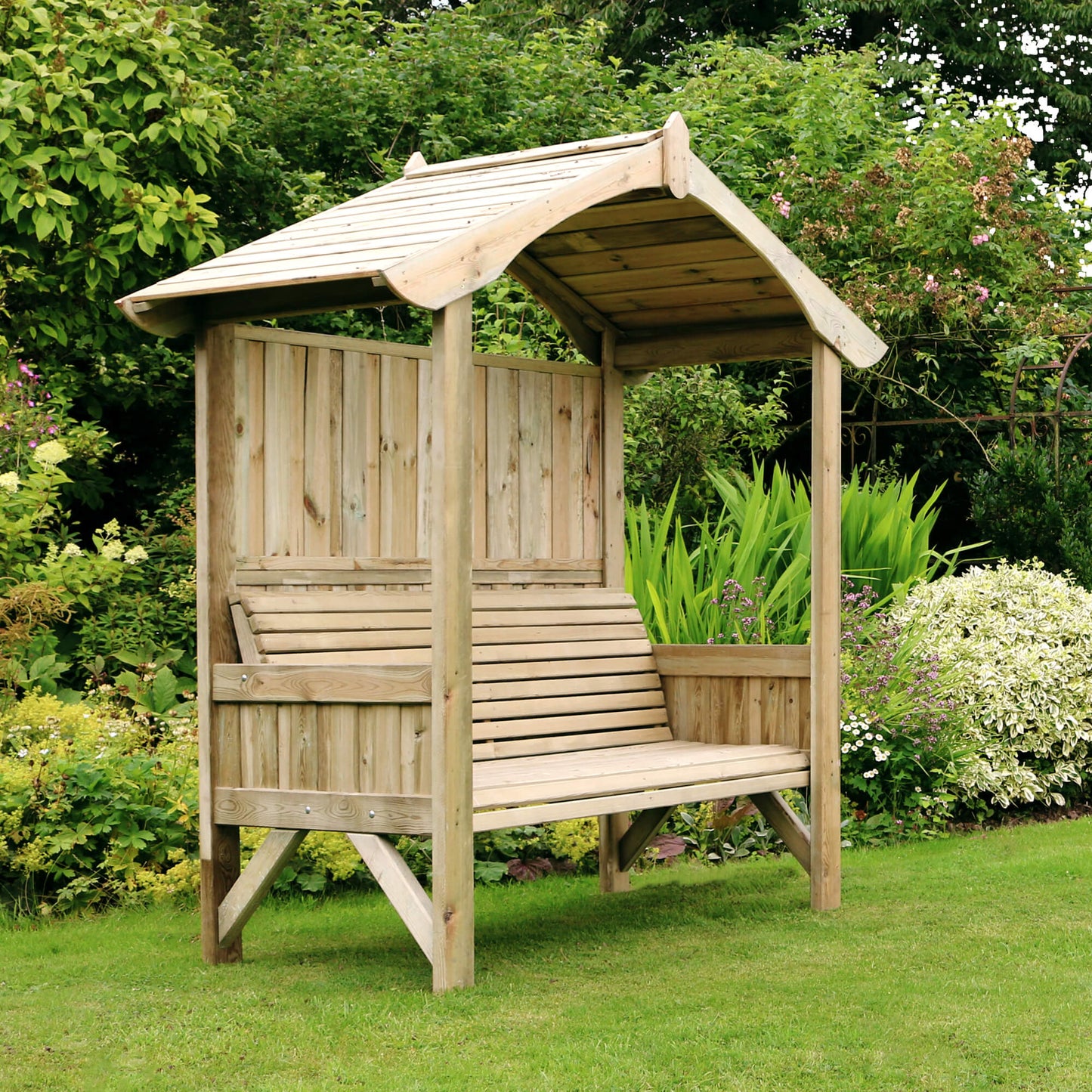 Jaen Garden Arbour Seat Shelter