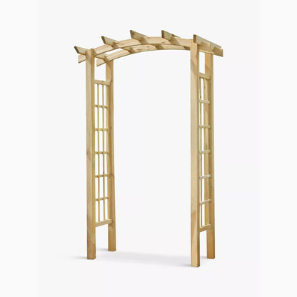 Reus Curved Top Garden Arch with Trellis