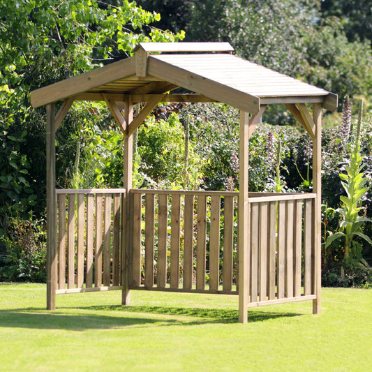 Leon Garden Wooden BBQ Shelter Gazebo