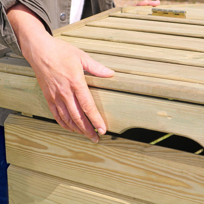 Wooden Beehive Compost Bin